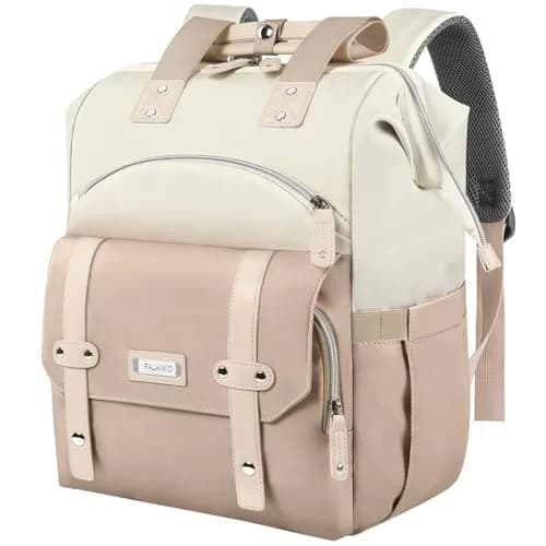FALANKO Water Resistant Laptop Backpack for Women, 15.6 Inch | Large Capacity & RFID Security thumbnail 1