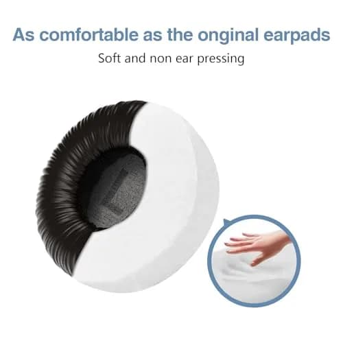 XANAD Replacement Ear Pads for JBL Tune 510BT/520BT/570BT/660NC Headphones, Black (2-Pack) thumbnail 5