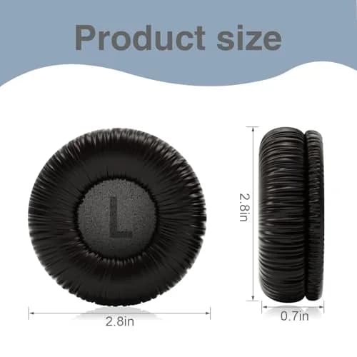 XANAD Replacement Ear Pads for JBL Tune 510BT/520BT/570BT/660NC Headphones, Black (2-Pack) thumbnail 6
