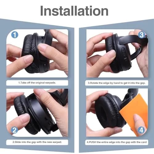 XANAD Replacement Ear Pads for JBL Tune 510BT/520BT/570BT/660NC Headphones, Black (2-Pack) thumbnail 7