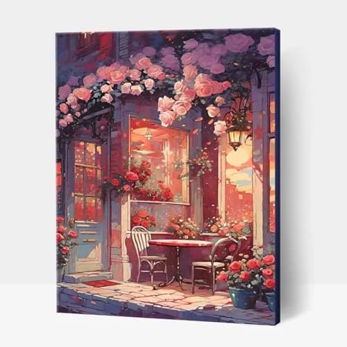 Amphol Paint by Numbers Kit for Adults | Watercolor Canvas Art 16"x20" thumbnail 1