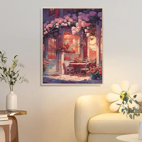 Amphol Paint by Numbers Kit for Adults | Watercolor Canvas Art 16"x20" thumbnail 3