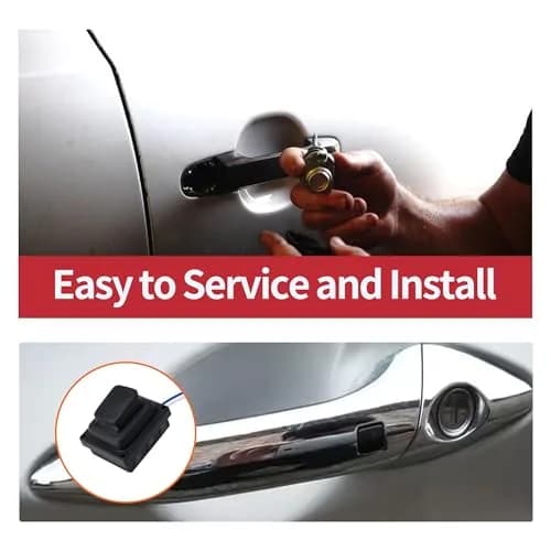 HiSport Door Handle Button Switch for Hyundai Tucson 2016-2021 - 2 PCS Front Left & Right, Black thumbnail 5