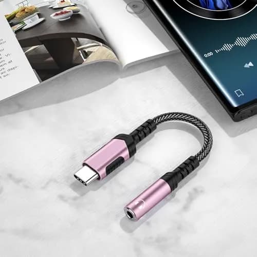 iMangoo USB C to 3.5mm Headphone Adapter | High-Quality DAC, Compact & Durable thumbnail 5