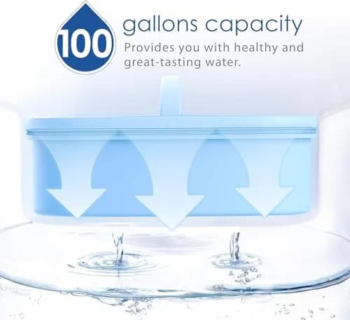 [Waterdrop] Alkaline Water Filter for Pitchers | Improves pH & Taste, 2 Months/100+ Gallons, USA Import thumbnail 8
