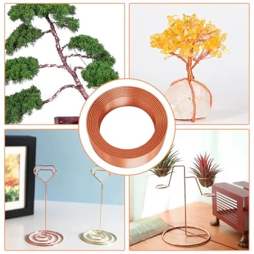 Cruzix Aluminum Craft Wire 12 Gauge (2mm) 34m | Bendable, Rust-Resistant Wire for Jewelry Making & Sculpting thumbnail 7