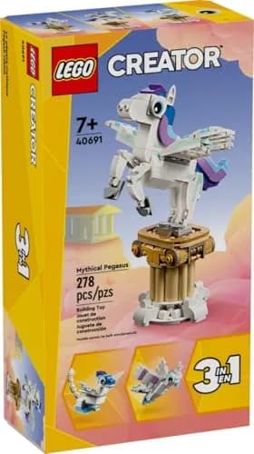 LEGO Creator Mythical Pegasus 40691 | 278 Pieces, Build 3 Mythical Animals, Gift for Kids 7+ thumbnail 1