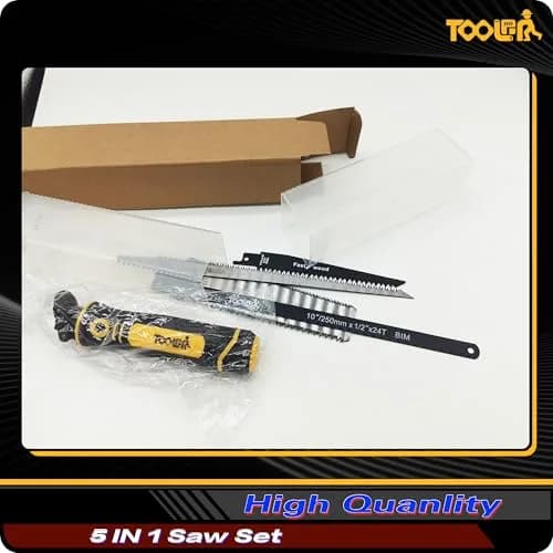 TOOLAN 5-In-1 Multi-Blade Handsaw for Woodworking & Drywall | Ergonomic, Durable, Compact thumbnail 8