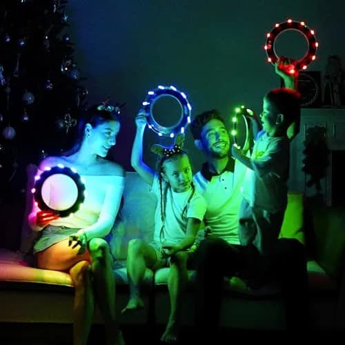 TOSY RGB Flying Ring 2-Pack 24.9cm (9.8") | 36 Smart LEDs & 16 Million Colors thumbnail 4