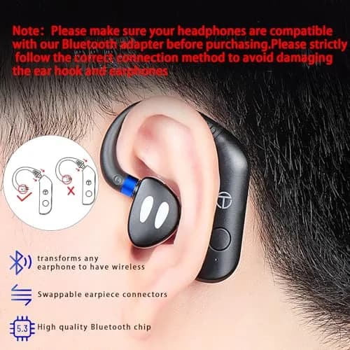 NALMOPG BT20 Pro IEM Bluetooth Adapter 2Pin 0.78mm | Wireless Bluetooth Earphone Module, 50H Battery thumbnail 3