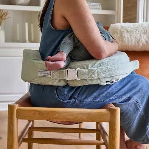 My Brest Friend Nursing Pillow - Deluxe - Spring Green | Ergonomic Support for Breastfeeding (120 chars) thumbnail 3