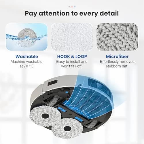 KTNAid 22 Pcs Accessories Kit for ECOVACS DEEBOT T30S, T30S PRO/AI/AI CARE Vacuum | Replacement Parts for Robot Vacuums thumbnail 5