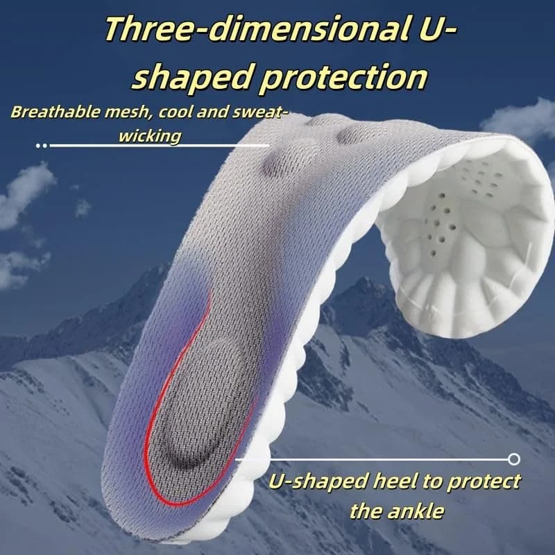 Generic Cloud Soles Arch Support Insoles Gray XL | Doctor Recommended, Medical Grade thumbnail 11