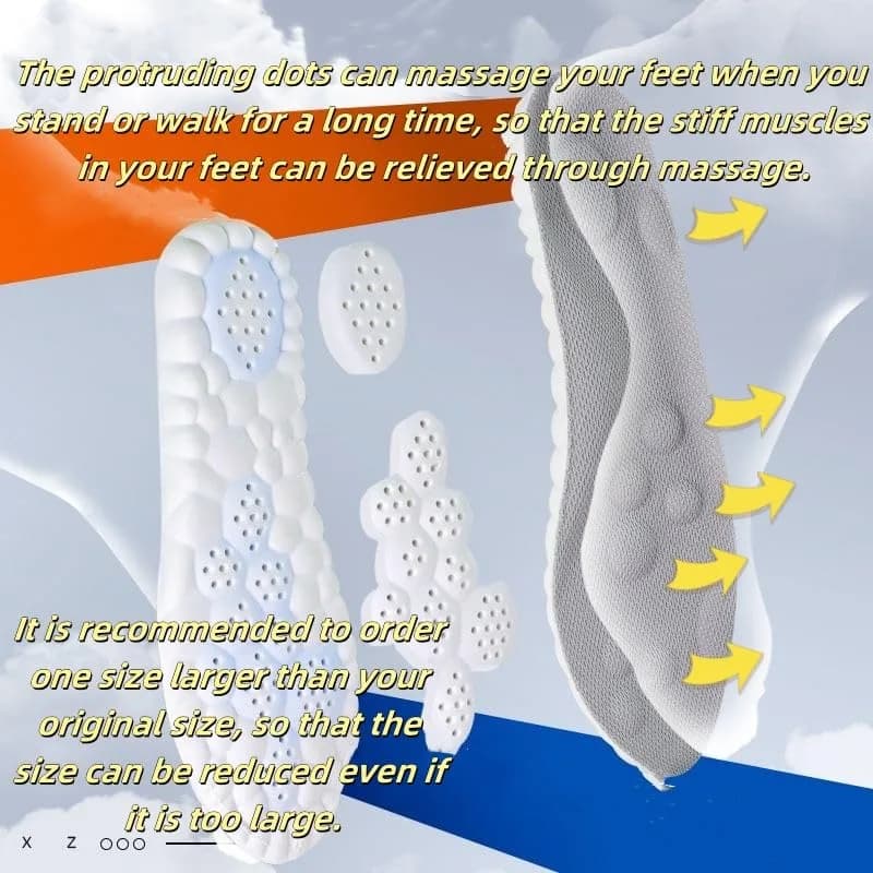 Generic Cloud Soles Arch Support Insoles Gray XL | Doctor Recommended, Medical Grade thumbnail 13