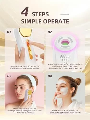 INTEO Microcurrent Facial Machine 2328 | Skin Glow & Anti-Aging thumbnail 5