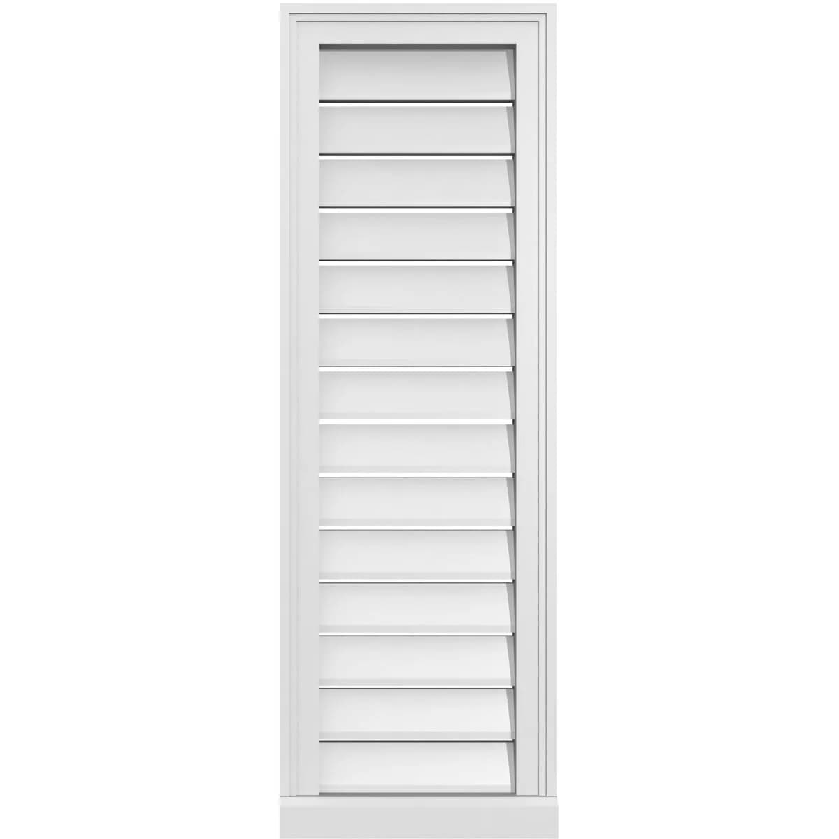 Signature Urethane 14"W x 42"H Rectangle Gable Vent | Durable, Energy-Efficient, Easy Install - main product image