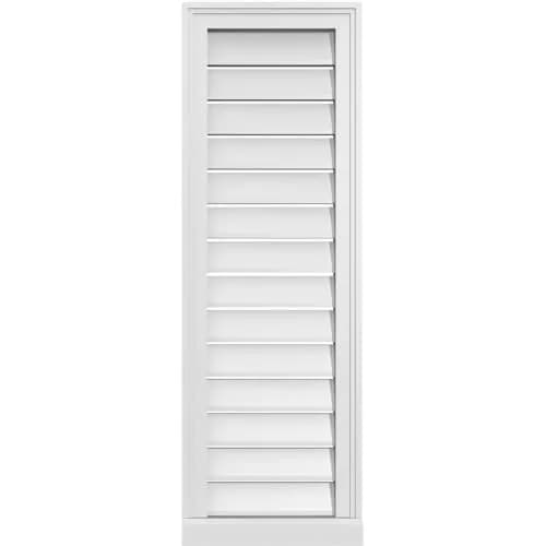 Signature Urethane 14"W x 42"H Rectangle Gable Vent | Durable, Energy-Efficient, Easy Install thumbnail 1