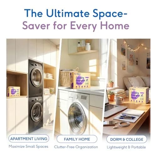 Bellaluce Laundry Detergent Sheets, Lavender Scent, 240 Loads | Eco-Friendly, Plastic-Free, Hypoallergenic thumbnail 6