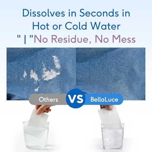 Bellaluce Laundry Detergent Sheets, Lavender Scent, 240 Loads | Eco-Friendly, Plastic-Free, Hypoallergenic thumbnail 3