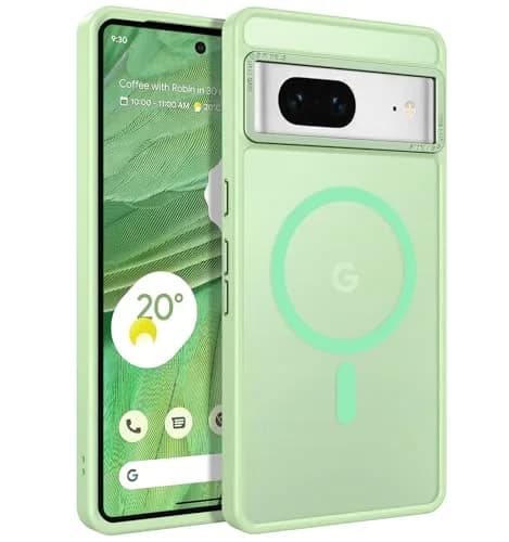 BENTOBEN Google Pixel 7 Case Matcha Green | Slim Shockproof with MagSafe (110 characters) thumbnail 1
