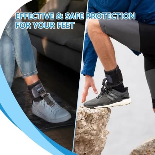 joingood AFO Foot Drop Brace for Walking | Adjustable Support for Drop Foot, Soft & Durable, Fits Left or Right Foot (S/M) thumbnail 5