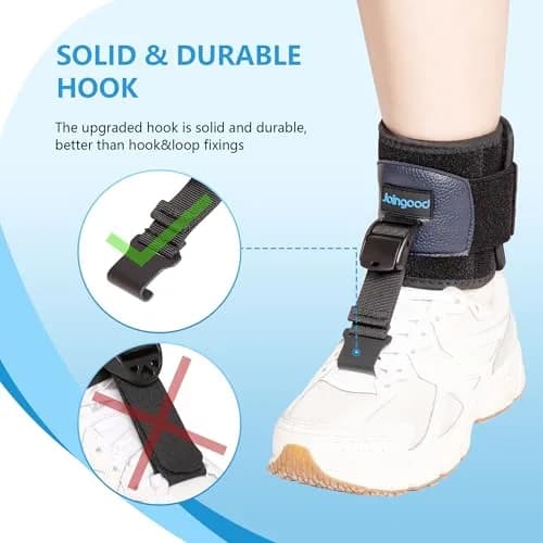 joingood AFO Foot Drop Brace for Walking | Adjustable Support for Drop Foot, Soft & Durable, Fits Left or Right Foot (S/M) thumbnail 2