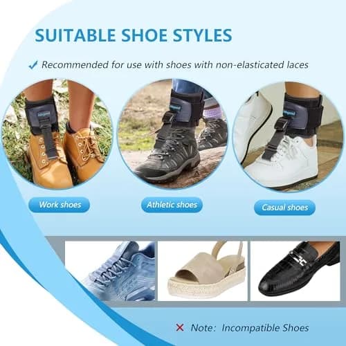 joingood AFO Foot Drop Brace for Walking | Adjustable Support for Drop Foot, Soft & Durable, Fits Left or Right Foot (S/M) thumbnail 3