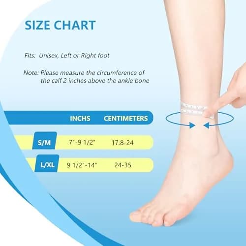 joingood AFO Foot Drop Brace for Walking | Adjustable Support for Drop Foot, Soft & Durable, Fits Left or Right Foot (L/XL) thumbnail 4