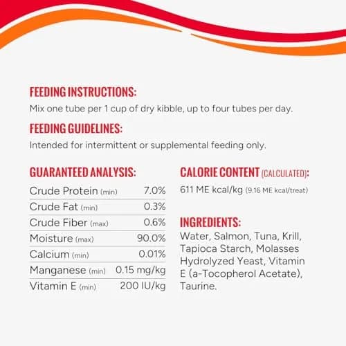 Good ‘N’ Tasty Puree Mix-Ins Dog Food Topper 28 Count | Salmon, Tuna & Krill, Low-Calorie, Sensitive Stomach (120 chars) thumbnail 4