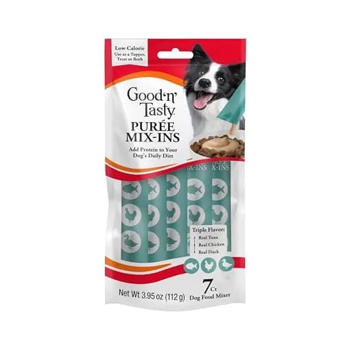 Good ‘N’ Tasty Puree Mix-Ins Dog Food Topper 3.95 Fl Oz | Flavorful, Hydrating & Easy to Serve thumbnail 1