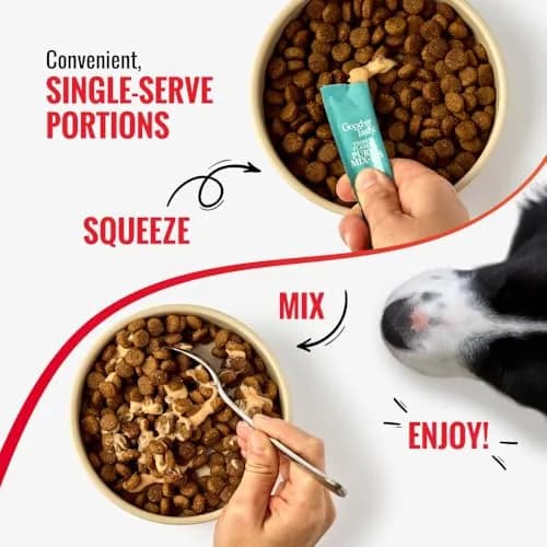 Good ‘N’ Tasty Puree Mix-Ins Dog Food Topper 28 Count | Flavorful Hydrating Treats for Dogs thumbnail 5