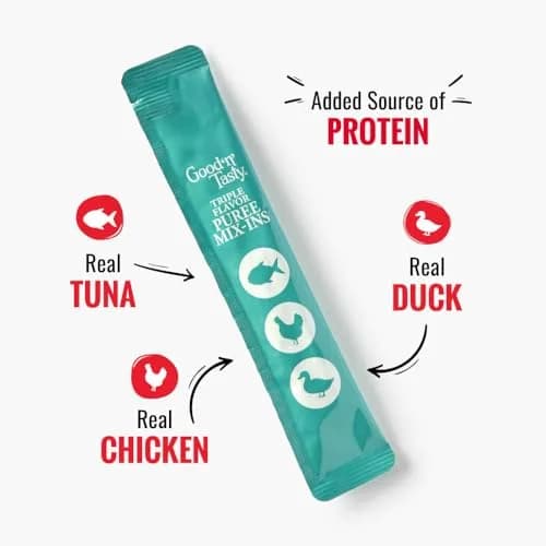 Good ‘N’ Tasty Puree Mix-Ins Dog Food Topper 28 Count | Flavorful Hydrating Treats for Dogs thumbnail 2