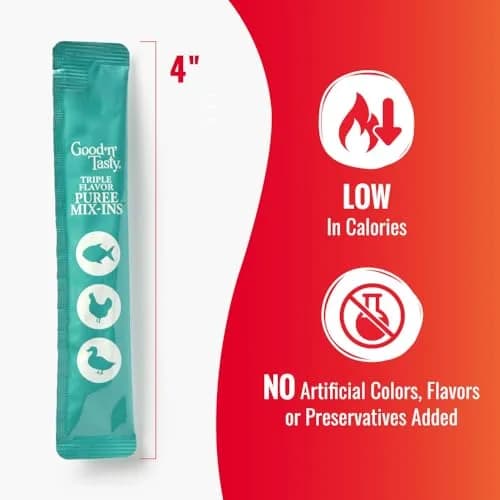 Good ‘N’ Tasty Puree Mix-Ins Dog Food Topper 28 Count | Flavorful Hydrating Treats for Dogs thumbnail 3