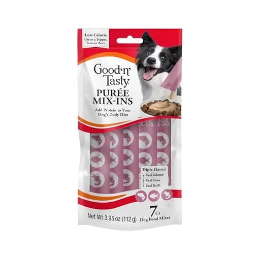 Good ‘N’ Tasty Puree Mix-Ins Dog Food Topper 3.95 Fl Oz | Flavorful, Hydrating & Easy to Serve thumbnail 1