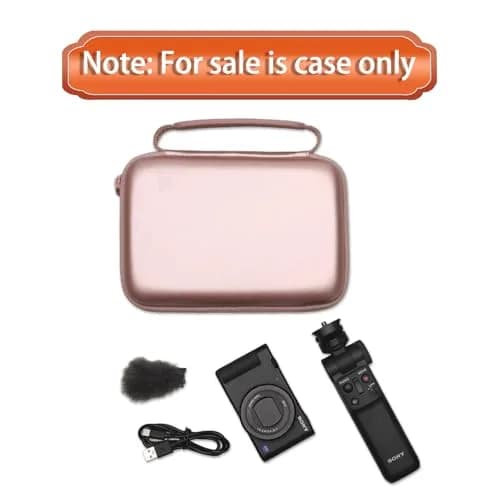 L LTGEM Camera Case for Sony ZV-1F/ZV-1/ZV-1 II | Shockproof & Water-Resistant Rose Gold thumbnail 9
