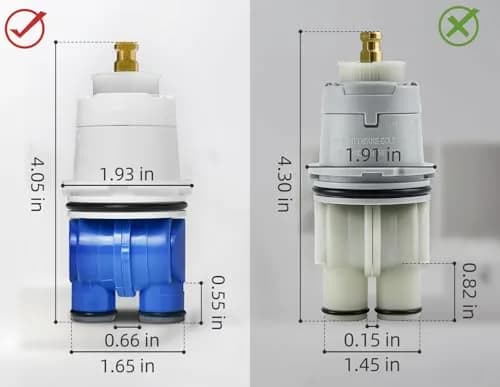 Sxtrrdnary RP19804 Shower Cartridge Compatible with Delta 1300/1400 Series | Pressure-Balanced Safety (110-120 chars) thumbnail 6