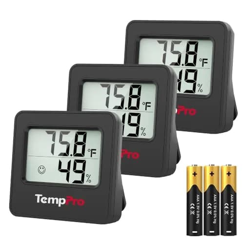 TempPro TempAir 3 Pack Indoor Thermometer & Hygrometer | Accurate Digital Room Monitor for Home thumbnail 1