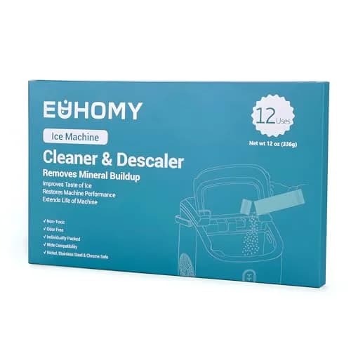 EUHOMY Ice Maker Cleaner & Descaler Powder 12 Uses (340g / 12oz) | Organic Citric Acid Formula for All Ice Machines thumbnail 8