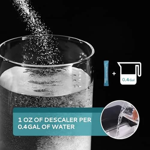 EUHOMY Ice Maker Cleaner & Descaler Powder 12 Uses (340g / 12oz) | Organic Citric Acid Formula for All Ice Machines thumbnail 4
