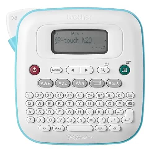 Brother P-Touch PT-N20 Label Maker | 12mm Wide Labels, QWERTY Keyboard, 220V Compatible thumbnail 1