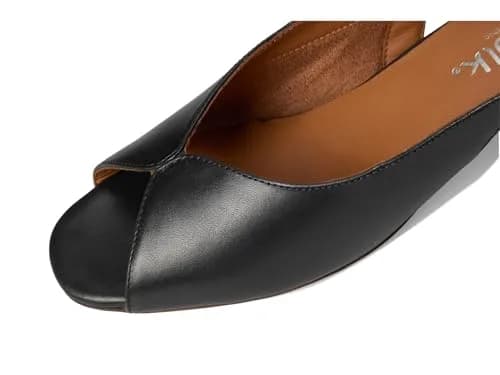 SoftWalk Lakewood Sandal Navy 12 Medium | Leather Dressy Heel with Adjustable Buckle thumbnail 8