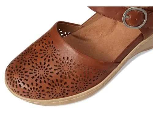 SoftWalk Womens Mabelle Perf Luggage 10 Narrow | Leather Casual Shoes for Women thumbnail 6