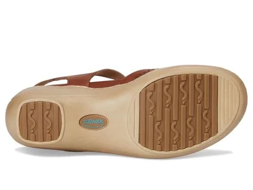 SoftWalk Womens Mabelle Perf Luggage 10 Narrow | Leather Casual Shoes for Women thumbnail 3