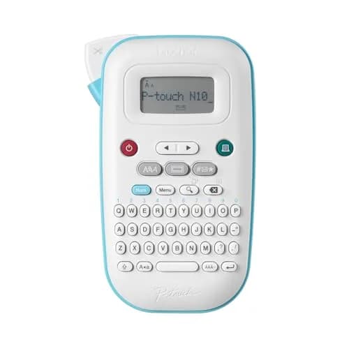 Brother P-Touch PT-N10 Personal Label Maker | Prints 12mm Wide Color Tapes thumbnail 1