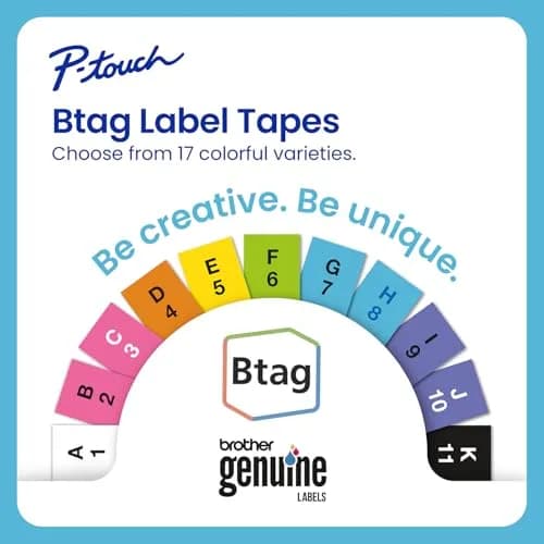 Brother P-Touch PT-N10 Personal Label Maker | Prints 12mm Wide Color Tapes thumbnail 5