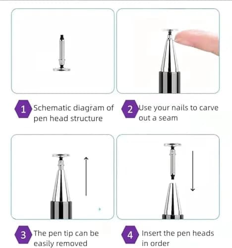 fllynewrite 2-in-1 Stylus Pen for Samsung Galaxy Tab A Series & iPad Pro/iPhone/Fire HD/Surface (Black) | Universal Touch Screen Compatibility thumbnail 7