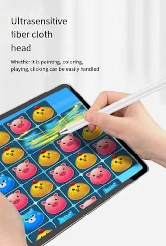 fllynewrite 2-in-1 Stylus Pen for Samsung Galaxy Tab A Series & iPad Pro/iPhone/Fire HD/Surface (Black) | Universal Touch Screen Compatibility thumbnail 3