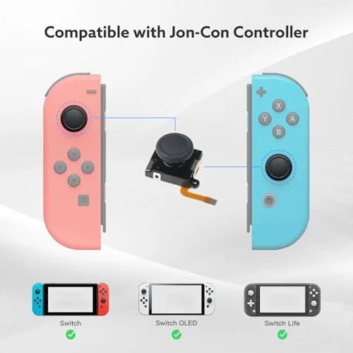 BRONAL TMR Hall Effect Joystick Replacement for Switch JoyCon [2 Pack] | Precision Anti-Drift for Switch/OLED/Lite thumbnail 2