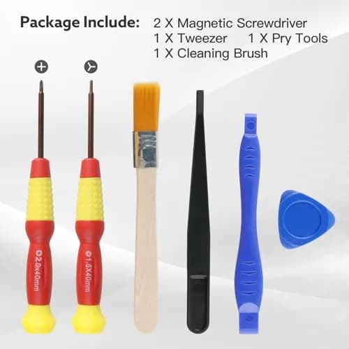 BRONAL TMR Hall Effect Joystick Replacement for Switch JoyCon (4-Pack, Black 2 pairs) | Precision Anti-Drift Repair Kit thumbnail 7