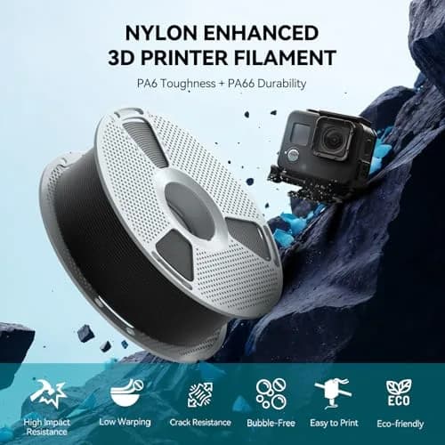 SUNLU Easy PA Natural 1kg (1000g) Nylon 3D Printer Filament | High Strength, Warp-Free, Heat Resistant thumbnail 4